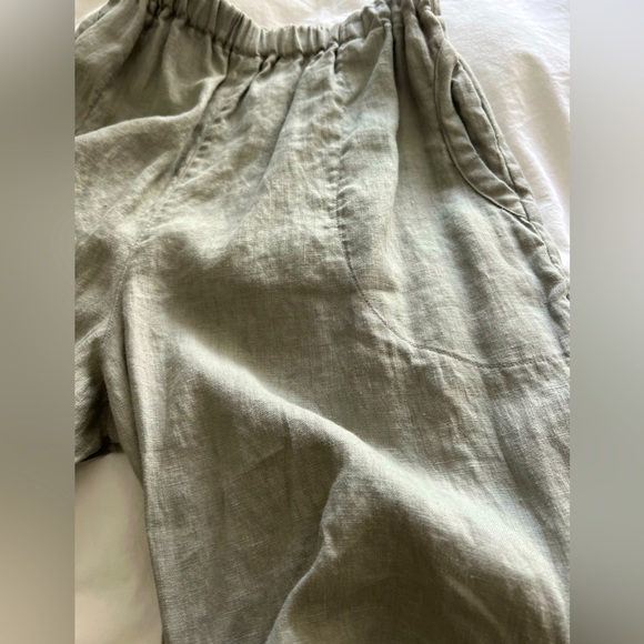 Heart’s Desire Linen Cropped Pants - Picture 6 of 7
